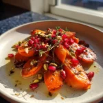 Roasted Carrots With Honey Garlic Butter And Pomegranate Molasses Drizzle 1767856593.8225186