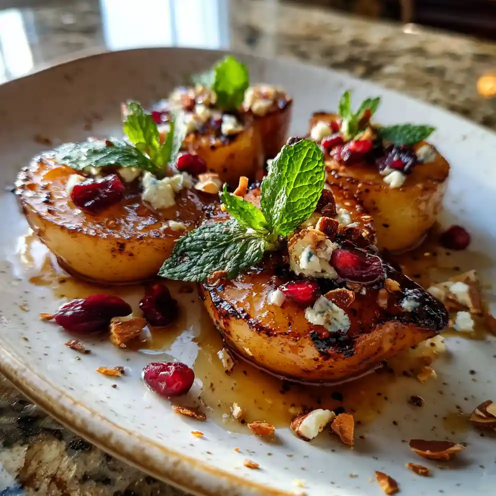 Rosemary Honey Baked Pears With Feta, Cranberries & Almond Crumble 3 Rosemary Honey Baked Pears With Feta Cranberries Almond Crumble 1767835946.3976972