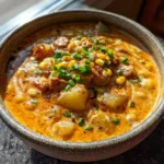 Slow Cooker Cajun Potato Soup With Roasted Poblano Cream Swirl 4 Slow Cooker Cajun Potato Soup With Roasted Poblano Cream Swirl 1767827596.1273634