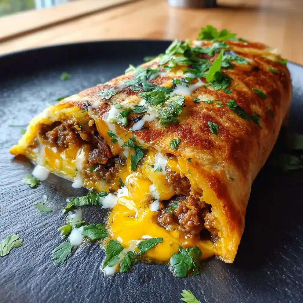 Smoky Chipotle Cheesy Potato Burritos With Lime Cilantro Drizzle 4 Smoky Chipotle Cheesy Potato Burritos with Lime Cilantro Drizzle