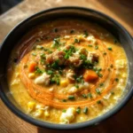 Smoky Paprika Cream Swirl Crockpot Chicken Corn Chowder 4 Smoky Paprika Cream Swirl Crockpot Chicken Corn Chowder 1767794762.8921406