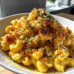 Turmeric Infused Mac And Cheese With Charred Garlic Crumb Topping 4 Turmeric Infused Mac And Cheese With Charred Garlic Crumb Topping 1767822839.262278