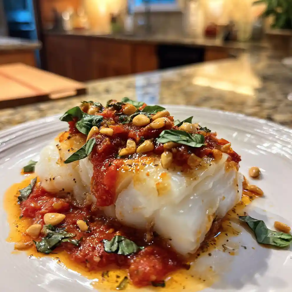 Tuscan Cod With Roasted Red Pepper Cream Swirl 3 Tuscan Cod With Roasted Red Pepper Cream Swirl 1767833612.8056147