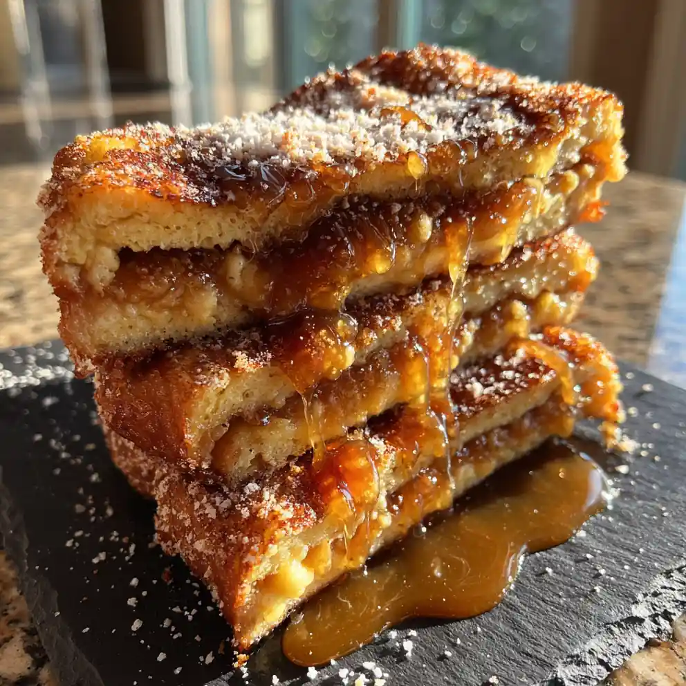 Coconut Caramel Swirl Hawaiian Roll French Toast 4 Coconut Caramel Swirl Hawaiian Roll French Toast