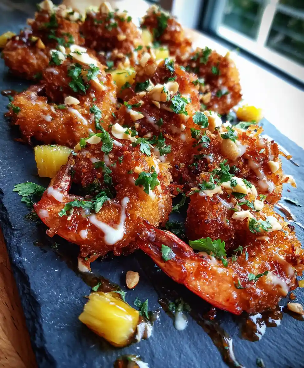 Crispy Hawaiian Garlic Shrimp With Lime Coconut Glaze 5 Crispy Hawaiian Garlic Shrimp With Lime Coconut Glaze