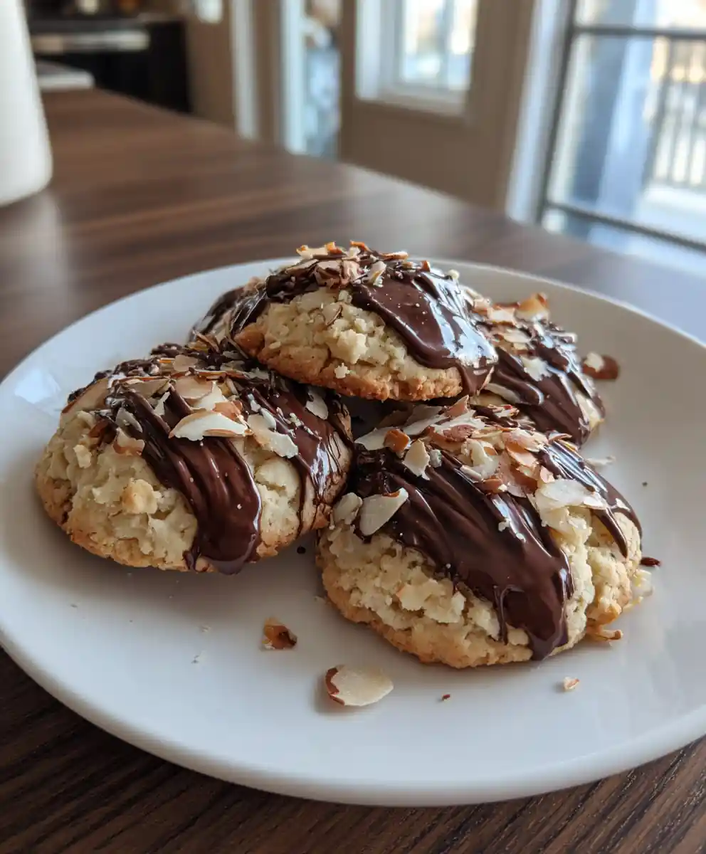 Marry Me Cookies With Dark Chocolate Ganache Drizzle 5 Marry Me Cookies with Dark Chocolate Ganache Drizzle
