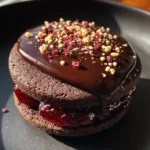 Raspberry Infused Chocolate Sandwich Cookies With Salted Ganache 6 Raspberry Infused Chocolate Sandwich Cookies With Salted Ganache 1772030130.4405916