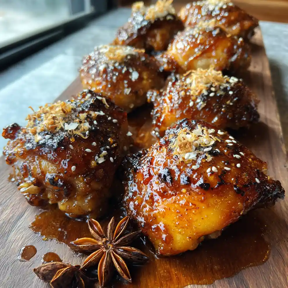 Sticky Chinese Bbq Chicken With Star Anise Honey Glaze 4 Sticky Chinese Bbq Chicken With Star Anise Honey Glaze