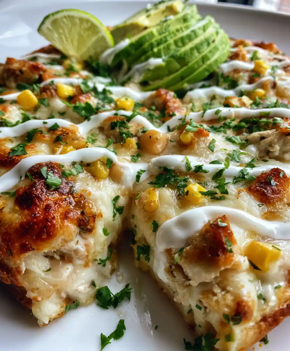 White Chicken Chili Cottage Cheese Winter Bake