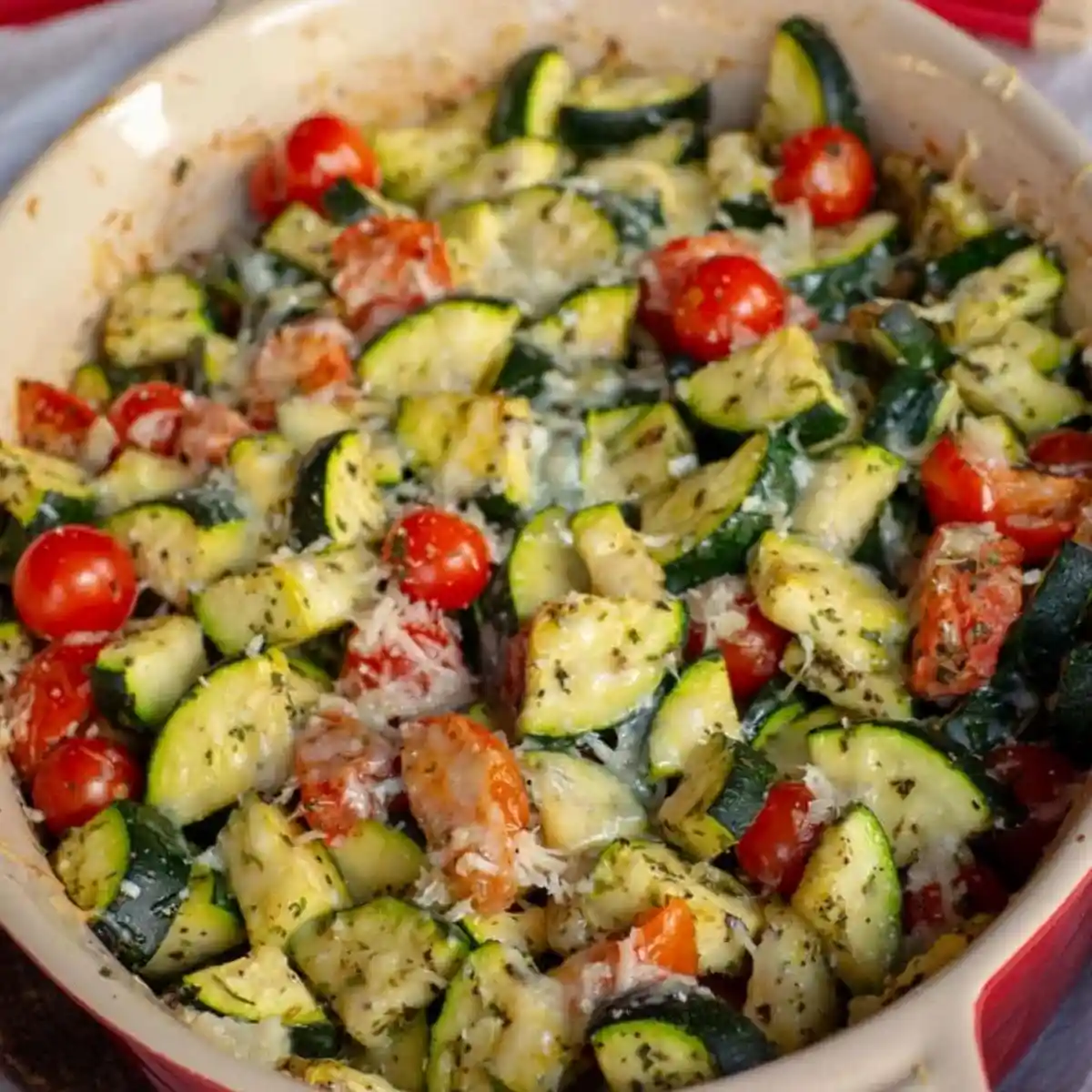Baked Herb Tomato Zucchini 3 Recipe image