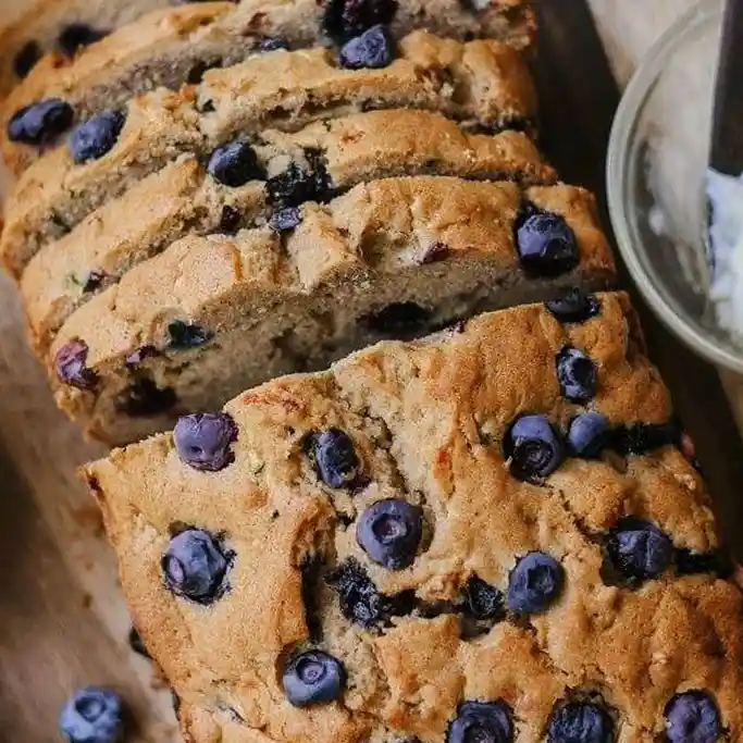 Moist Blueberry Zucchini Bread with Maple Syrup 3 Recipe image