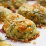 Cheesy Baked Zucchini Tots 4 Cheesy Baked Zucchini Tots