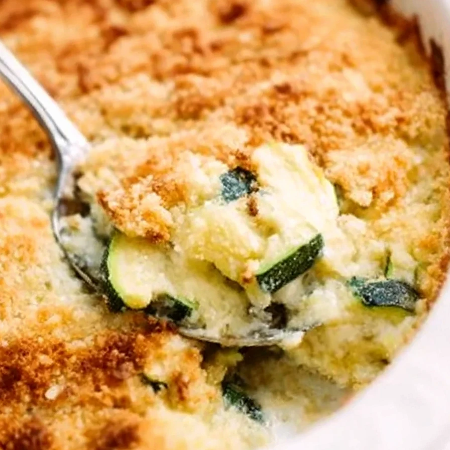 Cheesy Zucchini Casserole 3 Recipe image