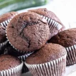 Moist Chocolate Zucchini Muffins 4 Moist Chocolate Zucchini Muffins