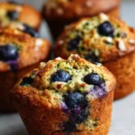 Healthy Blueberry Zucchini Muffins for Breakfast 4 Healthy Blueberry Zucchini Muffins for Breakfast