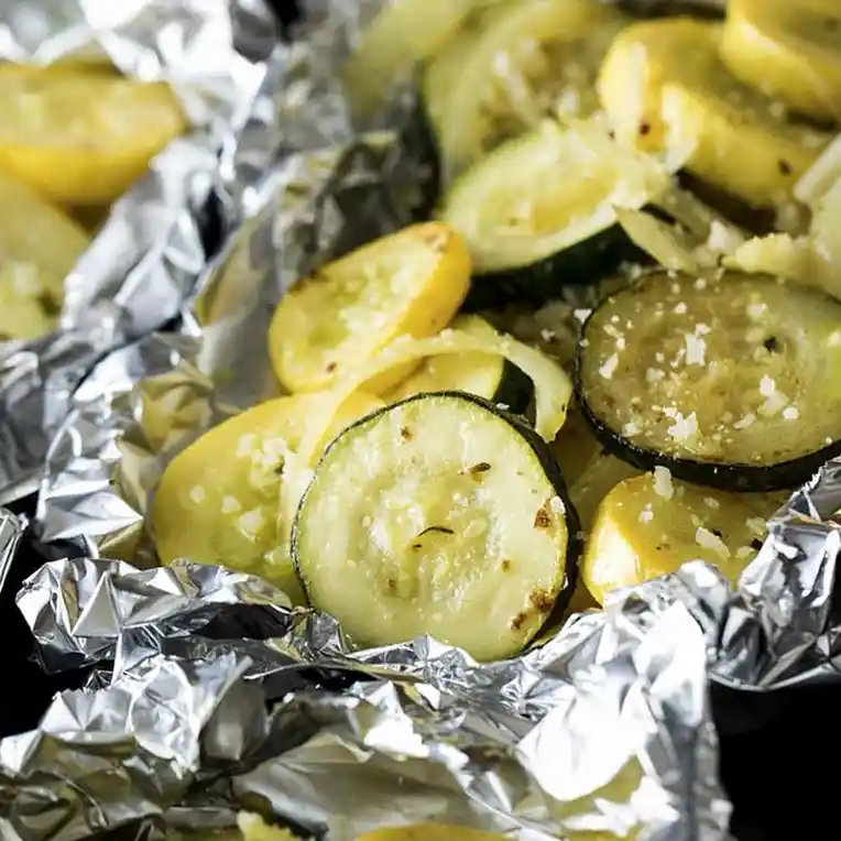 Grilled Zucchini and Squash Foil Packets 3 Recipe image