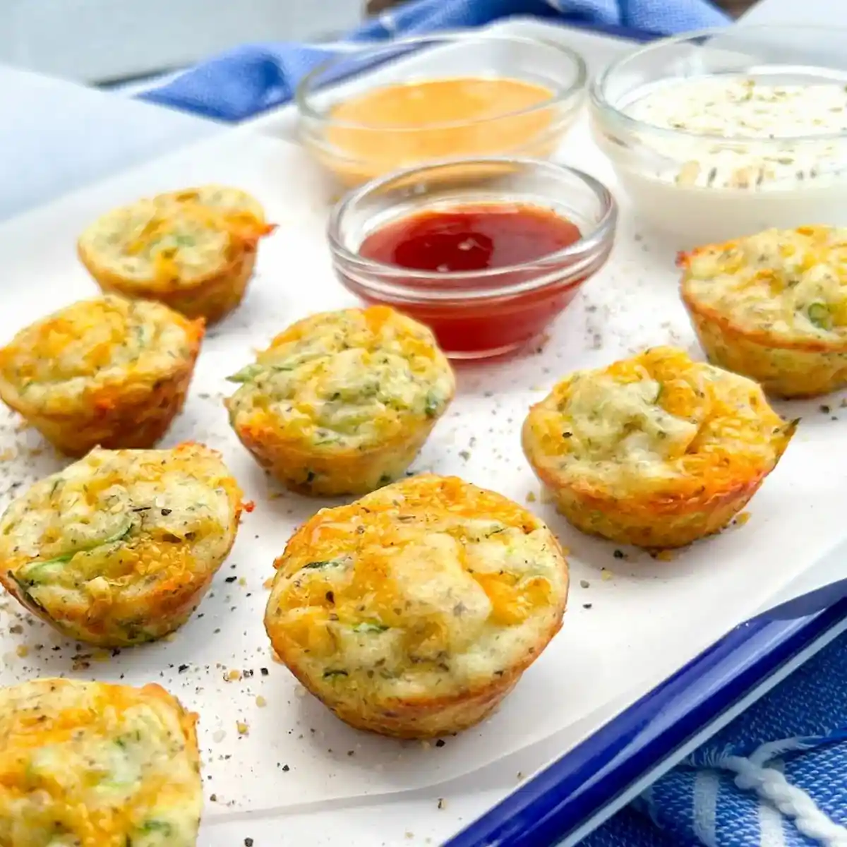 Savory Mini Zucchini Cheddar Puffs 3 Recipe image
