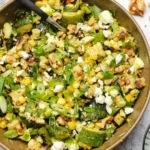 Grilled Zucchini & Corn Salad with Basil Vinaigrette 4 Grilled Zucchini & Corn Salad with Basil Vinaigrette