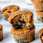 Healthy Blueberry Zucchini Muffins 4 Healthy Blueberry Zucchini Muffins