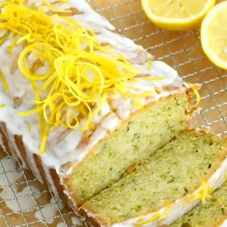 Lemon Zucchini Bread with Citrus Glaze 3 Recipe image