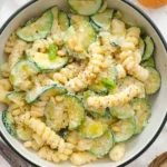 Creamy Pasta with Zucchini 4 Creamy Pasta with Zucchini