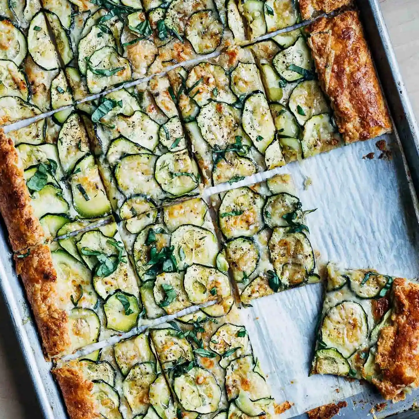 Savory Gruyere and Zucchini Tart 3 Recipe image