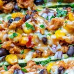Taco Stuffed Zucchini Boats Recipe 4 Taco Stuffed Zucchini Boats Recipe