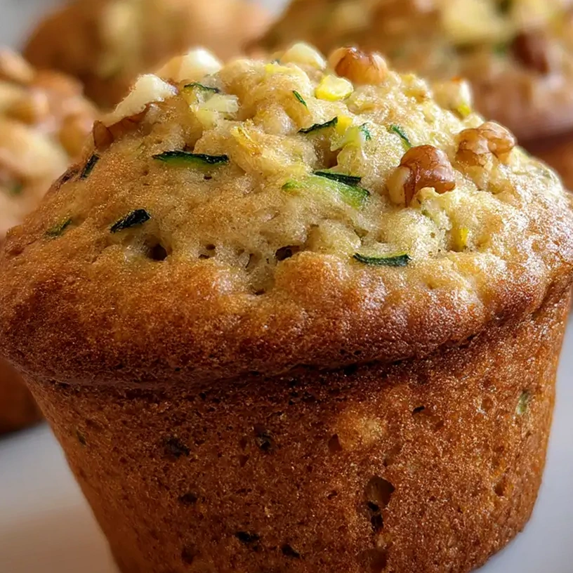 Pineapple Walnut Zucchini Muffins 3 Recipe image
