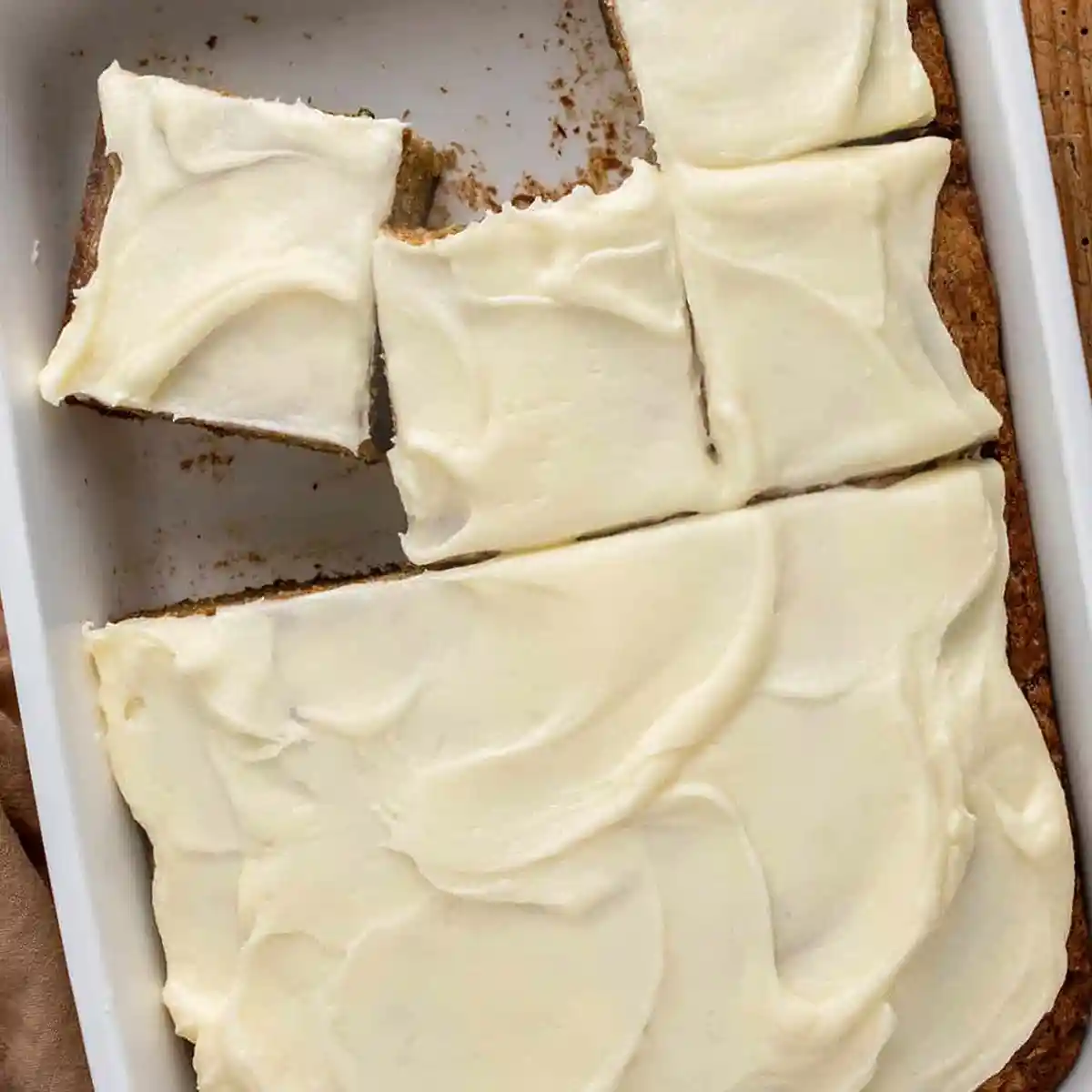 Moist Cinnamon Zucchini Cake with Cream Cheese Frosting 3 Recipe image