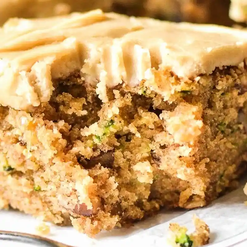 Caramel-Topped Zucchini Pecan Bars 3 Recipe image