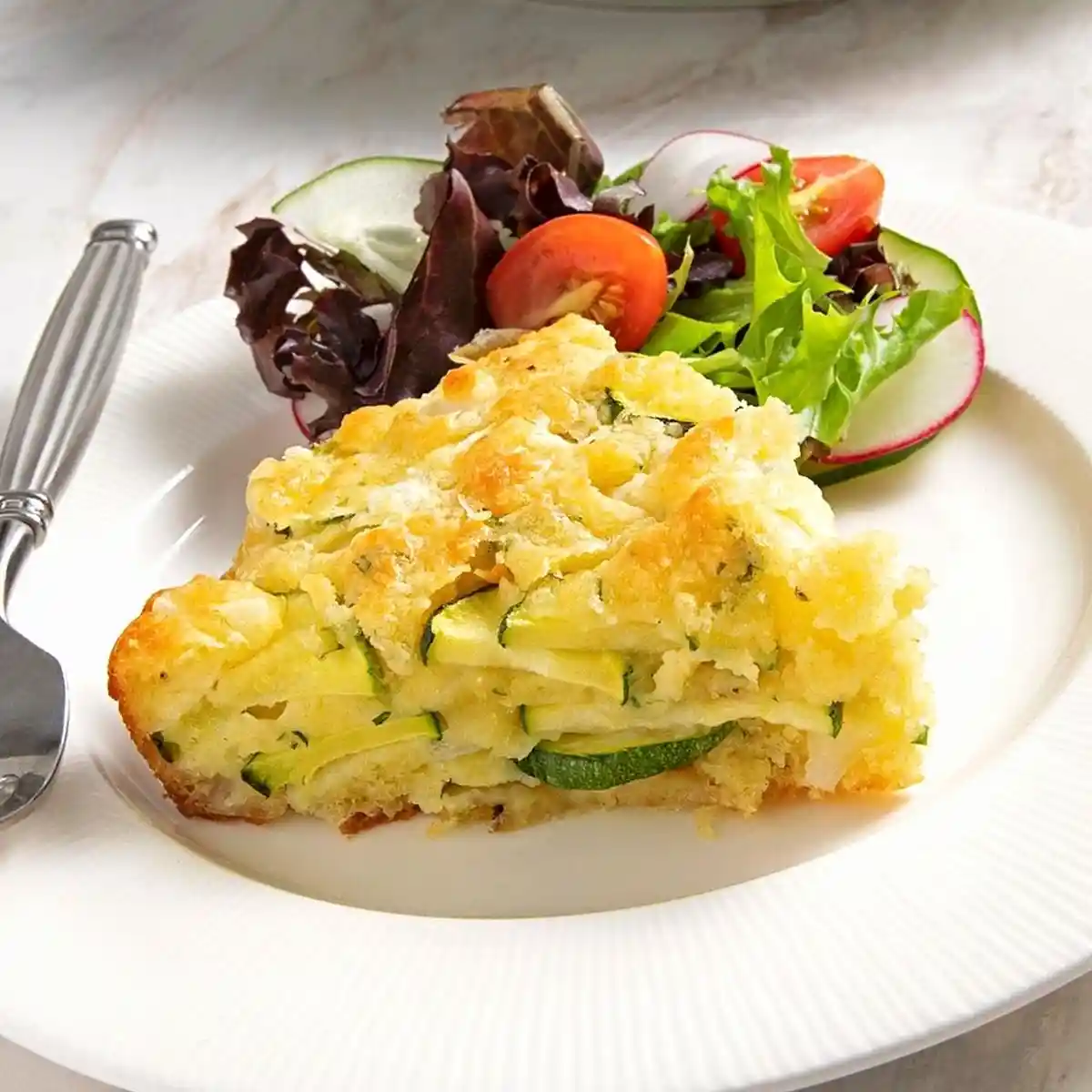 Savory Zucchini and Parmesan Pie 3 Recipe image