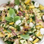 Summer Zucchini and Corn Salad with Basil Vinaigrette 4 Summer Zucchini and Corn Salad with Basil Vinaigrette