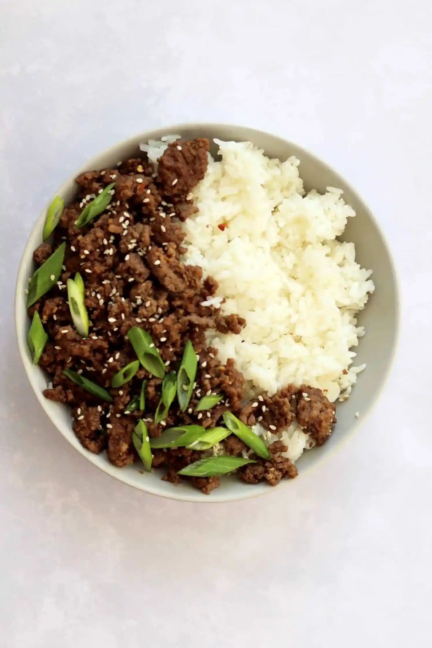 Fast Korean-Style Ground Beef Bowls 3 Recipe image