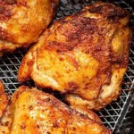 Super Crispy Air Fryer Chicken Thighs 4 Super Crispy Air Fryer Chicken Thighs
