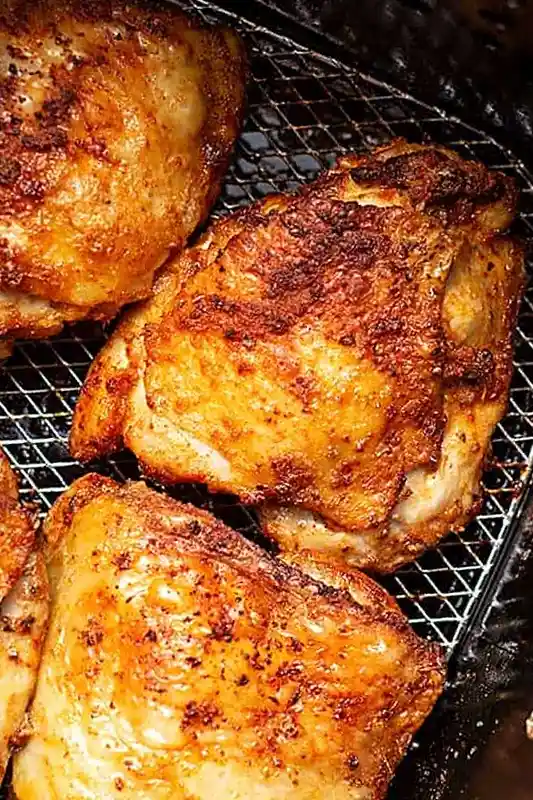 Super Crispy Air Fryer Chicken Thighs 3 Recipe image