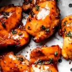Sticky Glazed Air Fryer Boneless Chicken Thighs 4 Sticky Glazed Air Fryer Boneless Chicken Thighs