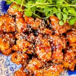 Crispy Air Fryer Sesame Chicken with Sticky Glaze 4 Crispy Air Fryer Sesame Chicken with Sticky Glaze
