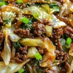 Savory Asian Beef and Cabbage Skillet 4 Savory Asian Beef and Cabbage Skillet