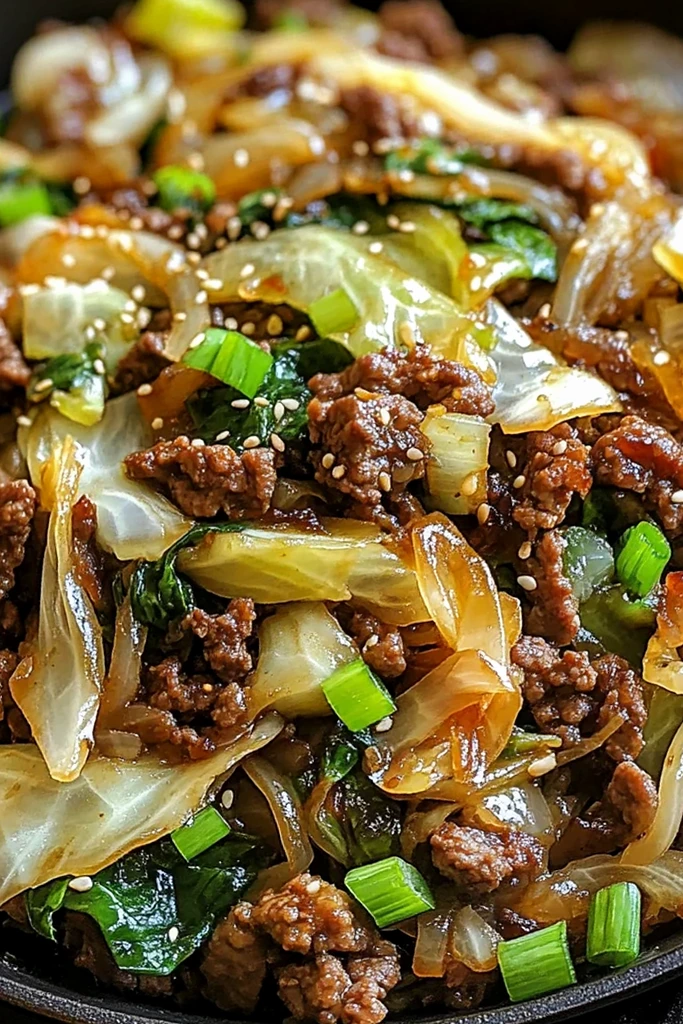 Savory Asian Beef and Cabbage Skillet 3 Recipe image