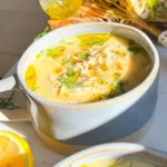 Creamy Greek Avgolemono Chicken Soup 4 Creamy Greek Avgolemono Chicken Soup