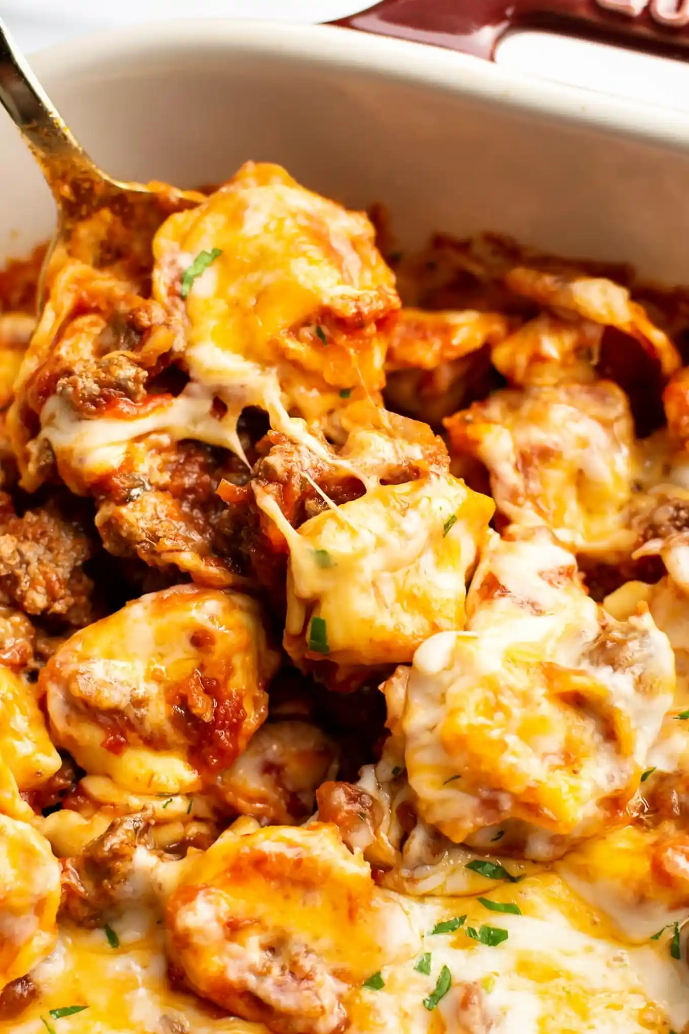 Cheesy Baked Tortellini with Savory Beef 3 Recipe image