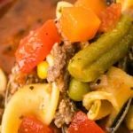 Hearty Ground Beef and Vegetable Noodle Soup 4 Hearty Ground Beef and Vegetable Noodle Soup