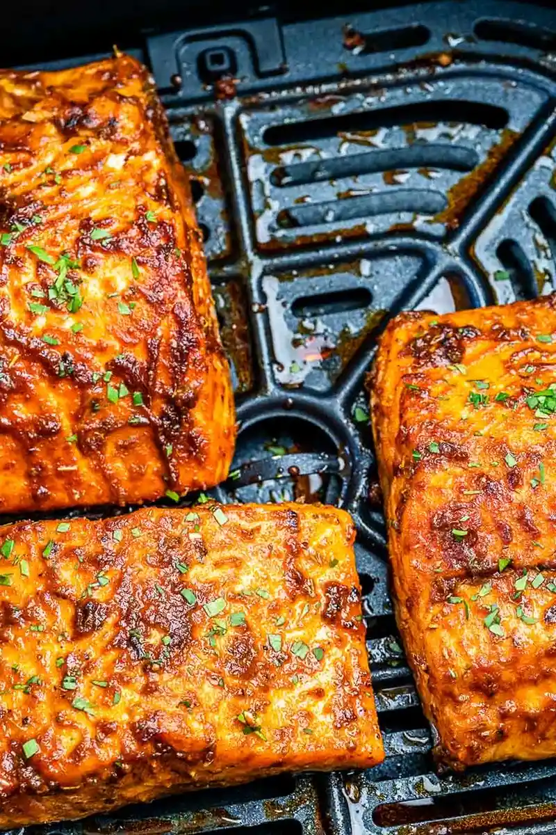 Quick Air Fryer Salmon Fillets 3 Recipe image