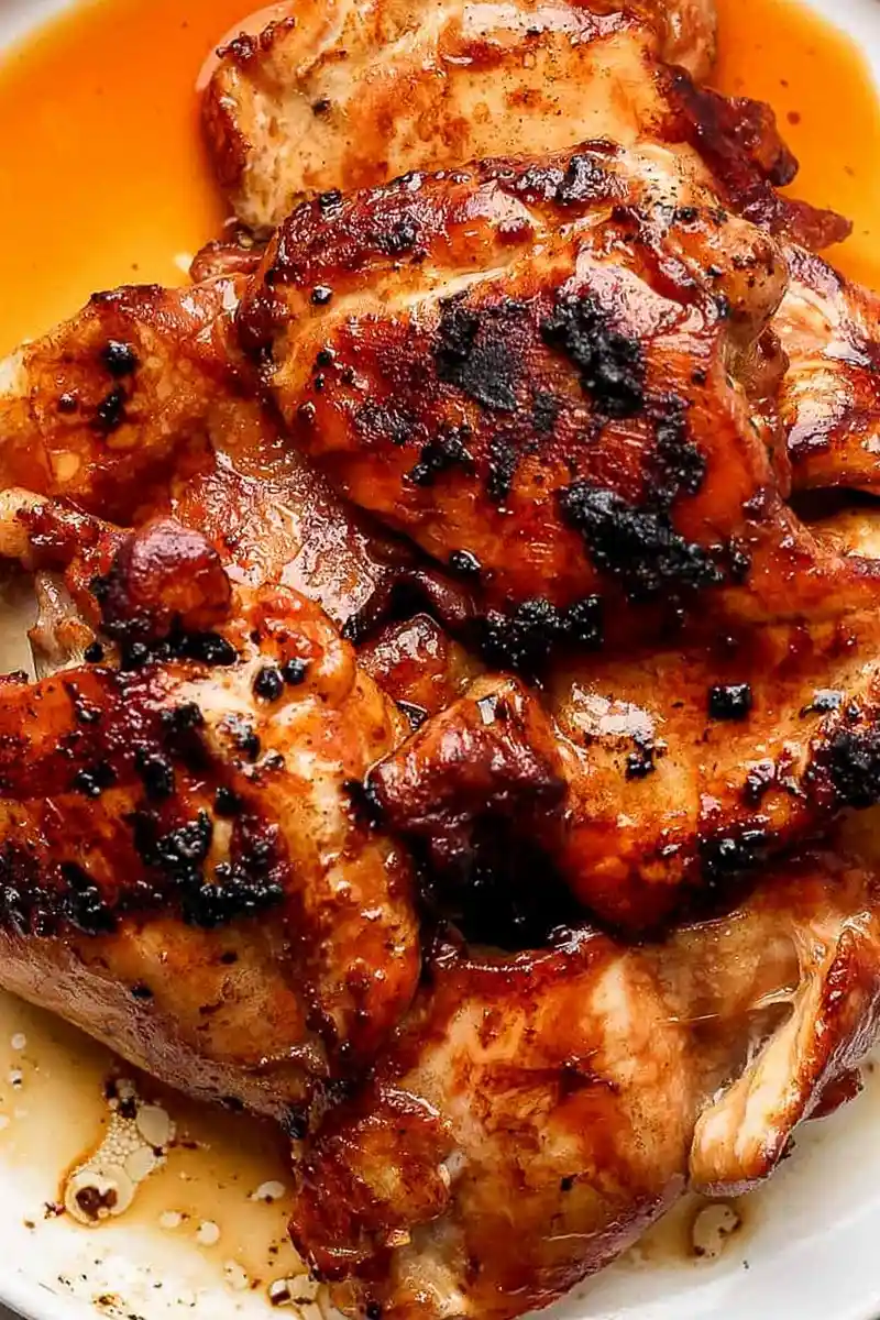 Garlic Butter Blackstone Chicken Thighs 3 Recipe image