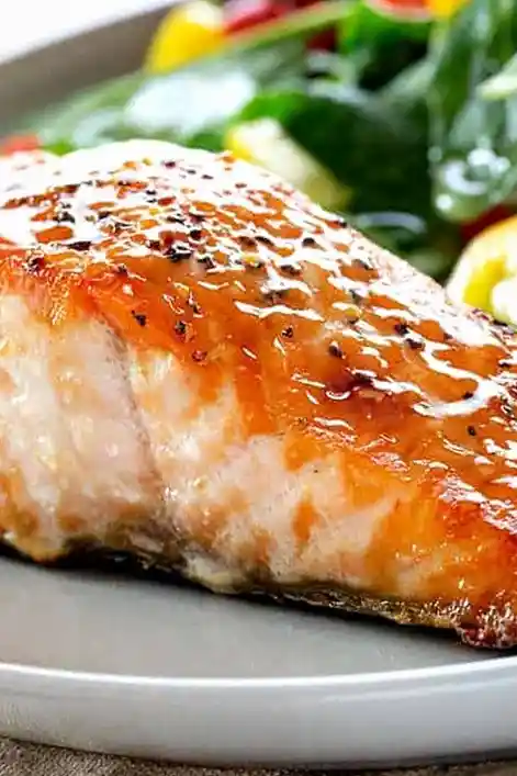 Sweet and Savory Brown Sugar Glazed Salmon 3 Recipe image