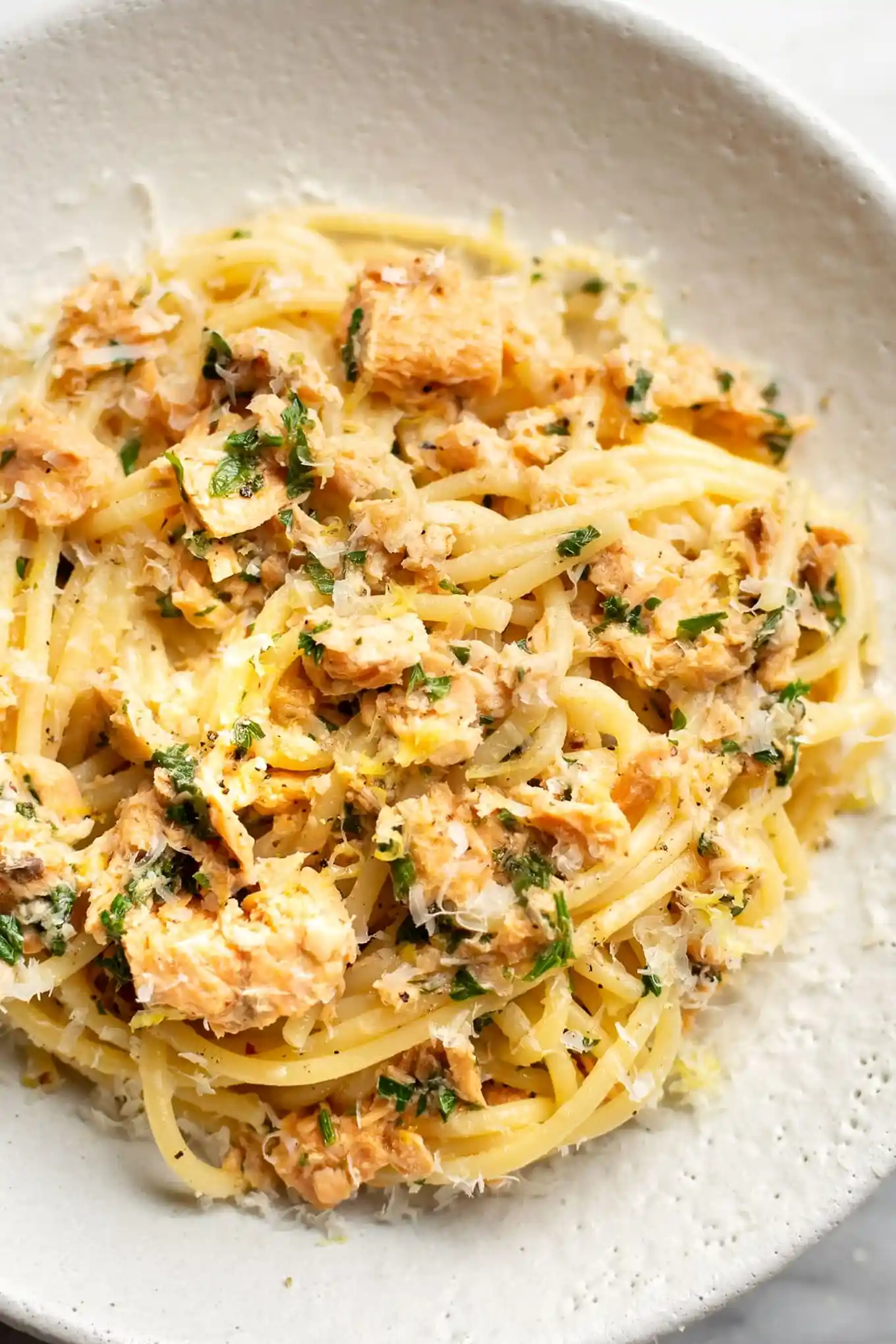 Quick Canned Salmon Pasta 3 Recipe image