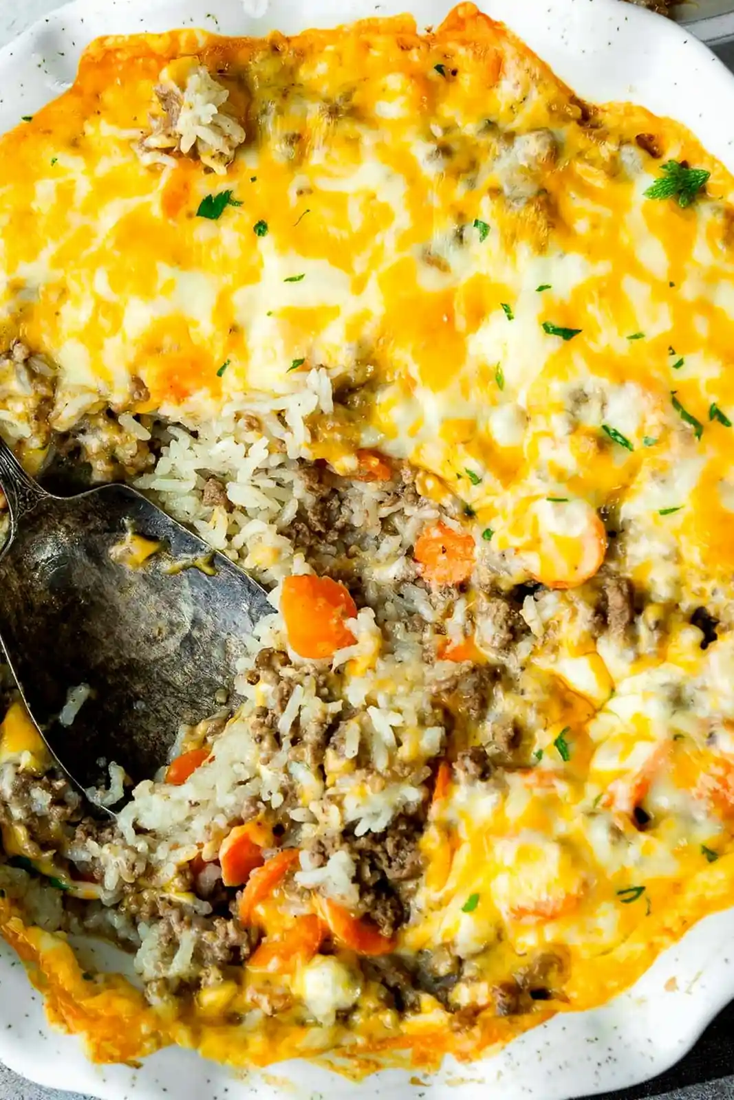 Savory Cheesy Beef and Rice Bake 3 Recipe image