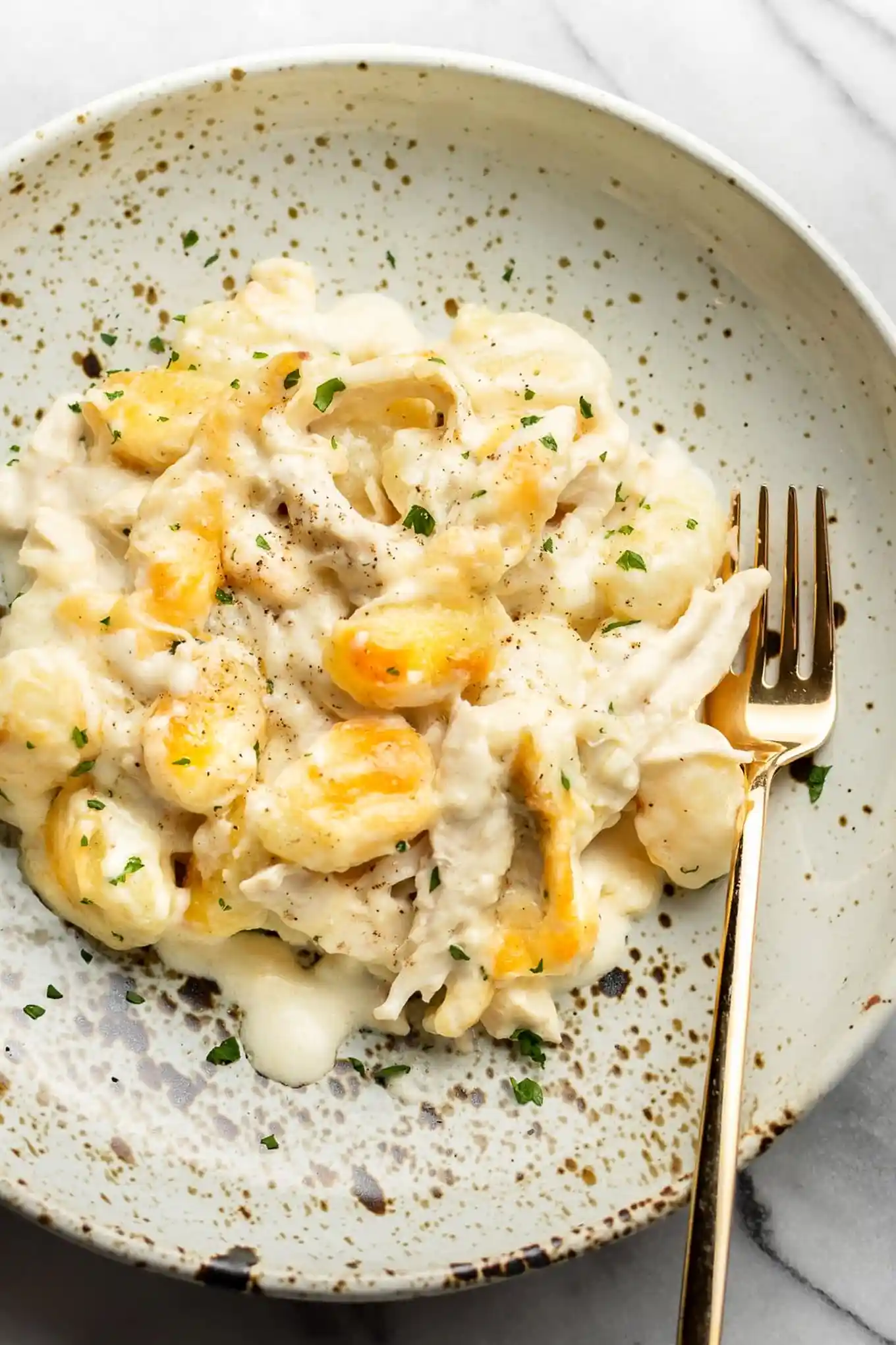 Creamy Chicken Alfredo Gnocchi Bake 3 Recipe image