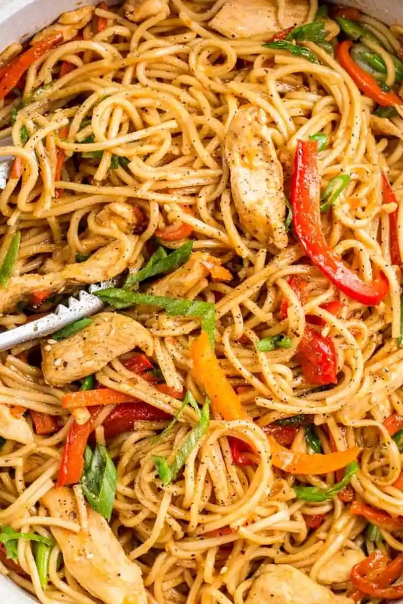 Easy Homemade Chicken Lo Mein 3 Recipe image
