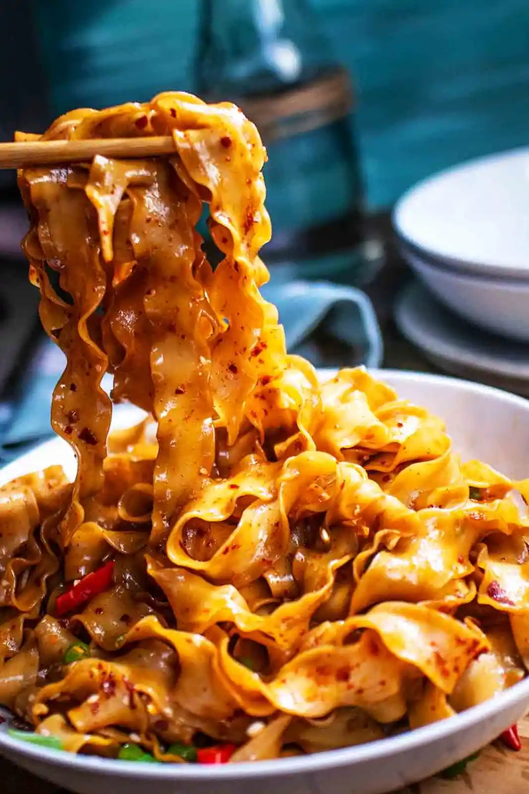 Savory Garlic Chili Noodles 3 Recipe image